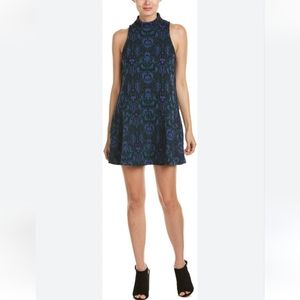 Free People Amelia blue/purple knitted mini dress size XS